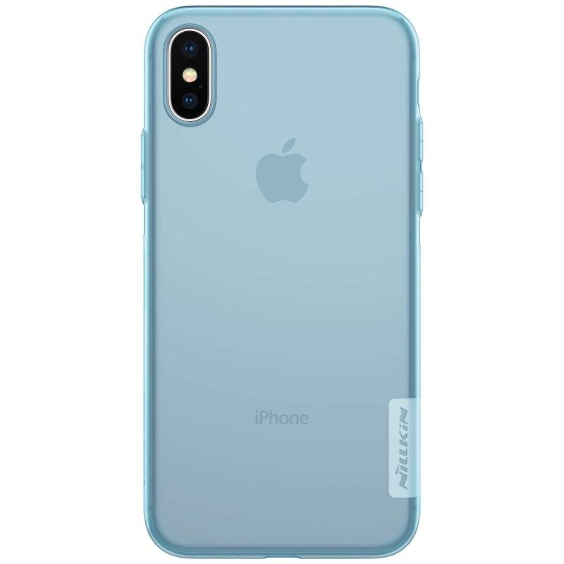 Nillkin Nature TPU Pouzdro Blue pro iPhone X - obrázek produktu