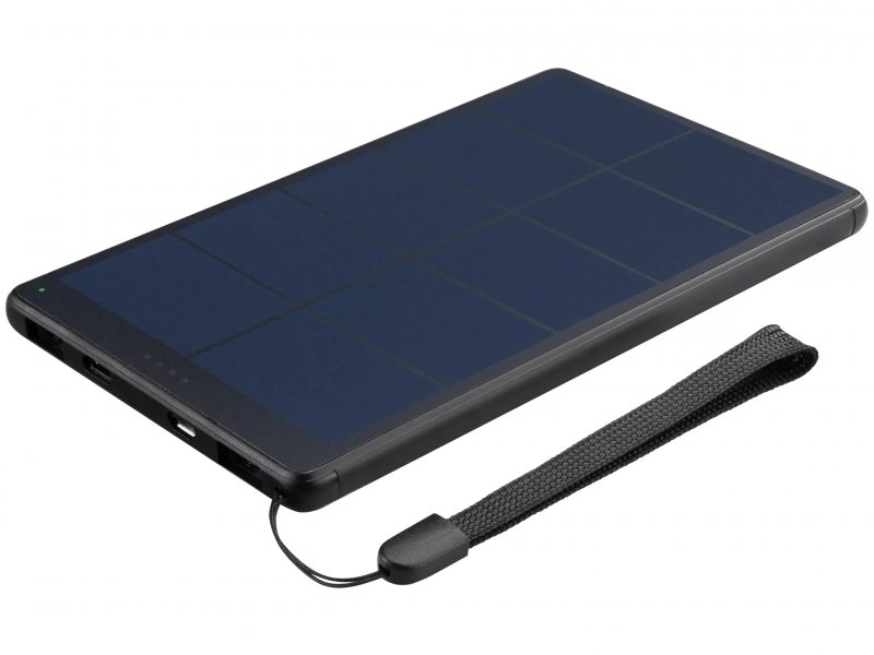 Sandberg Urban Solar Powerbank 10000 mAh, solární nabíječka, černá - obrázek produktu