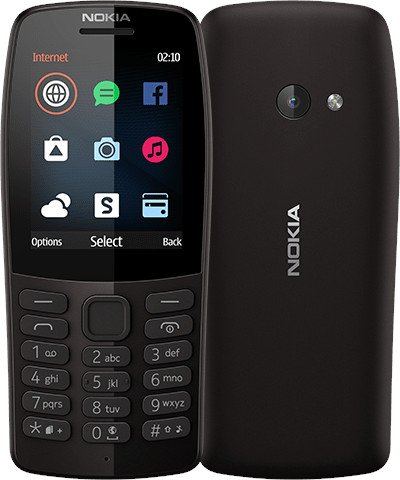 Nokia 210 Dual SIM, černá - obrázek produktu