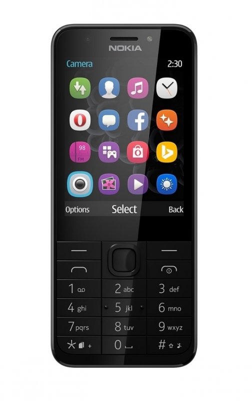 Nokia 230 Single SIM Dark Silver - obrázek produktu