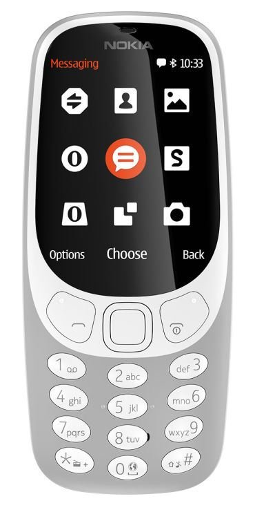 Nokia 3310 Dual SIM 2017 Grey - obrázek produktu