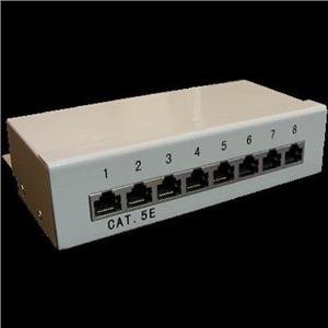 Patch panel Box 8-port Cat5E STP na zed´ - obrázek produktu