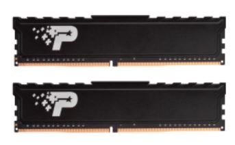 Patriot/ DDR4/ 8GB/ 2666MHz/ CL19/ 2x4GB/ Black - obrázek produktu