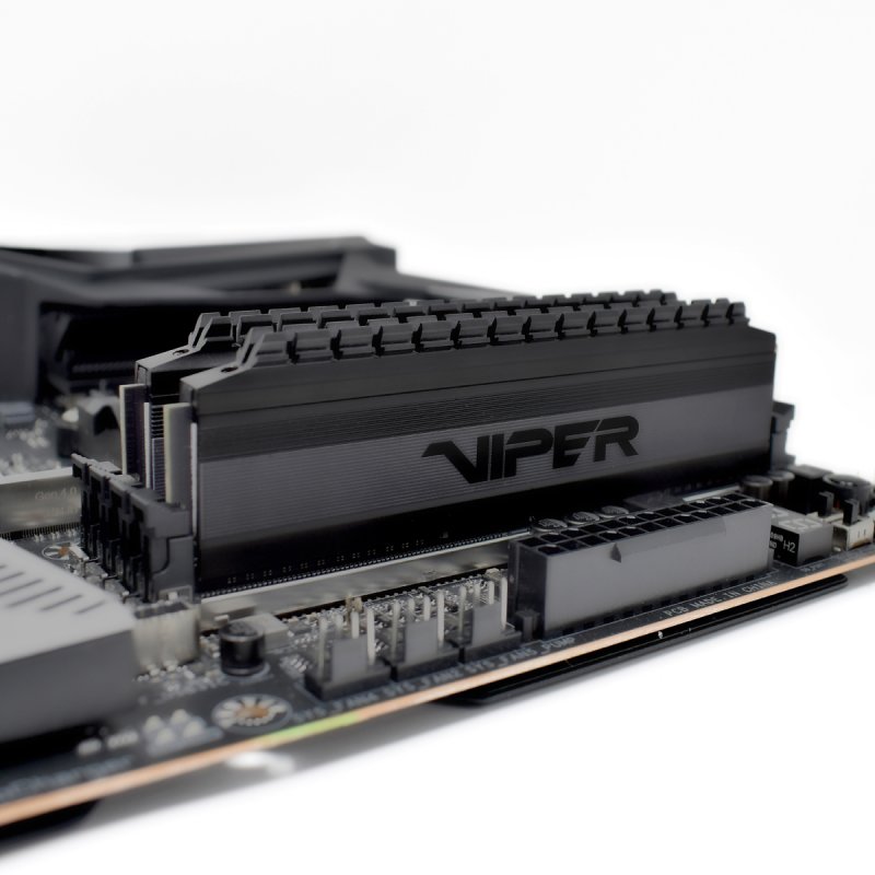 16GB DDR4-3600MHz Patriot Viper 4 Blackout CL17, kit 2x8GB - obrázek č. 2