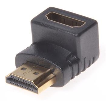 PremiumCord Adapter HDMI M/ F zahnutý do pravého úhlu - obrázek produktu