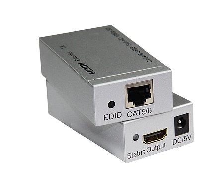 PremiumCord HDMI extender na 60m přes jeden kabel Cat5e/ Cat6 - obrázek produktu
