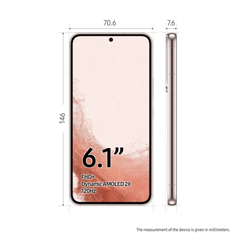 Samsung Galaxy S22/ 8GB/ 256GB/ Pink - obrázek č. 1