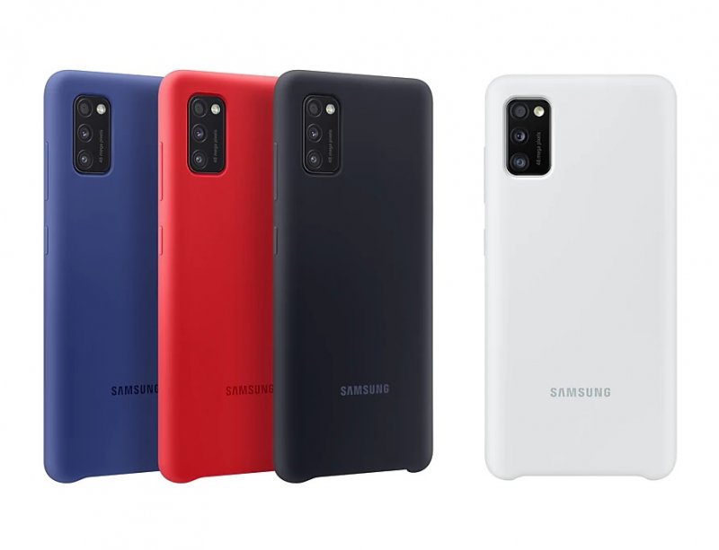 Samsung Silikonový kryt pro Galaxy A41 Blue - obrázek č. 2