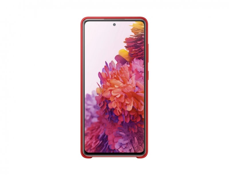 Samsung Silicone Cover Galaxy S20 FE Red - obrázek č. 1