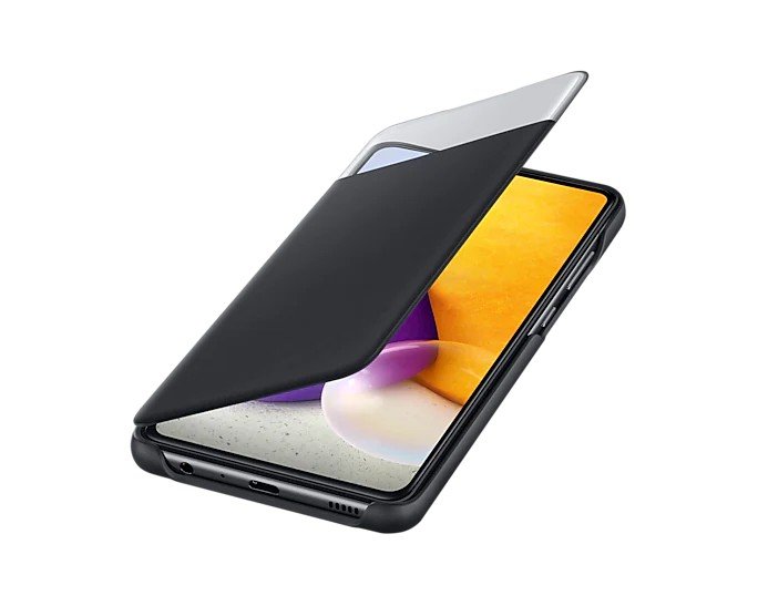 Samsung Flipové pouzdro S View A72 Black - obrázek č. 3