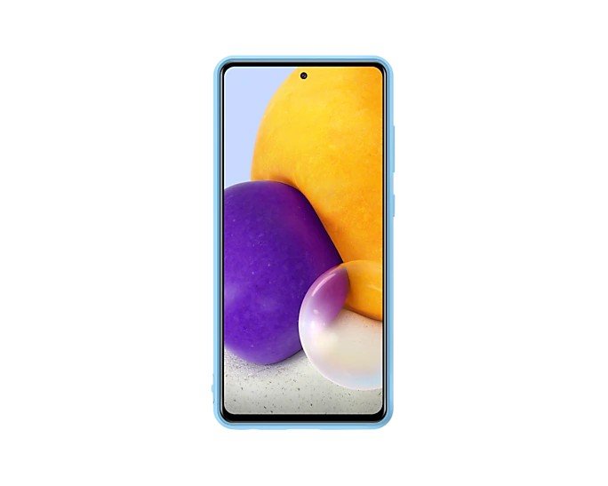 Samsung Silikonový zadní kryt A72 Blue - obrázek č. 1