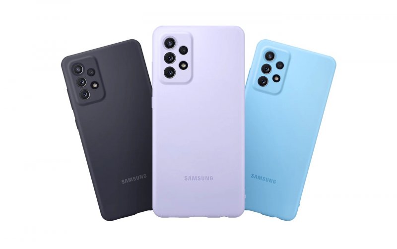 Samsung Silikonový zadní kryt A72 Blue - obrázek č. 4