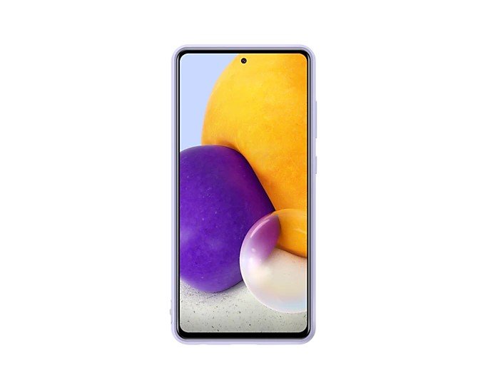 Samsung Silikonový zadní kryt A72 Violet - obrázek č. 1