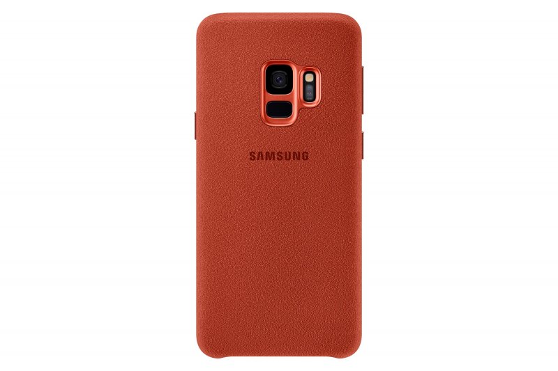 Samsung Zadní kryt - kůže Alcantara pro S9 Red - obrázek č. 1