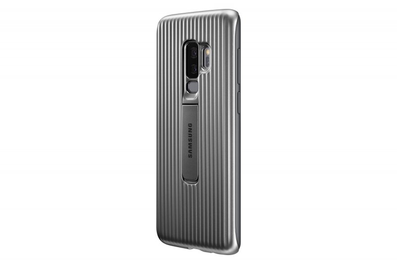 Samsung Tvrzený ochranný zadní kryt pro S9+ Silver - obrázek č. 2