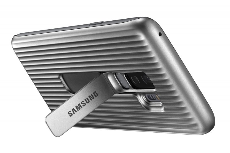 Samsung Tvrzený ochranný zadní kryt pro S9+ Silver - obrázek č. 6