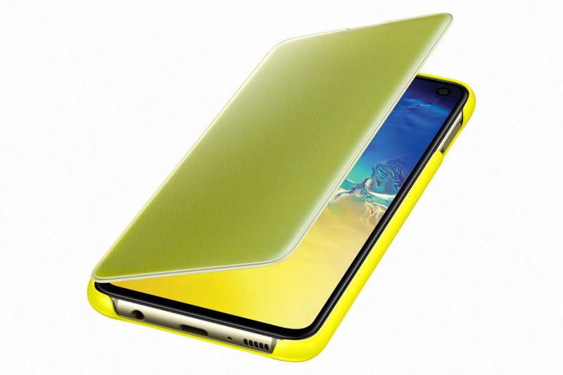 Samsung Clear View Cover S10e Yellow - obrázek č. 1