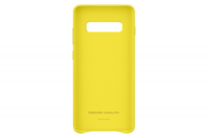 Samsung Leather Cover S10+ Yellow - obrázek č. 3