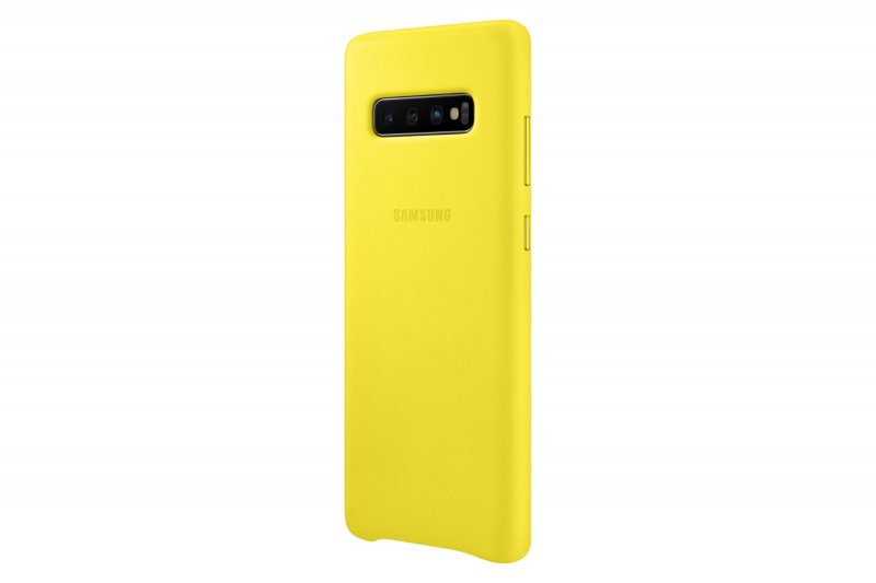Samsung Leather Cover S10+ Yellow - obrázek č. 2