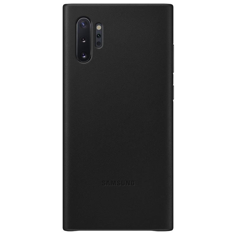 Samsung Kožený zadní kryt pro Galaxy Note10+ Black - obrázek produktu
