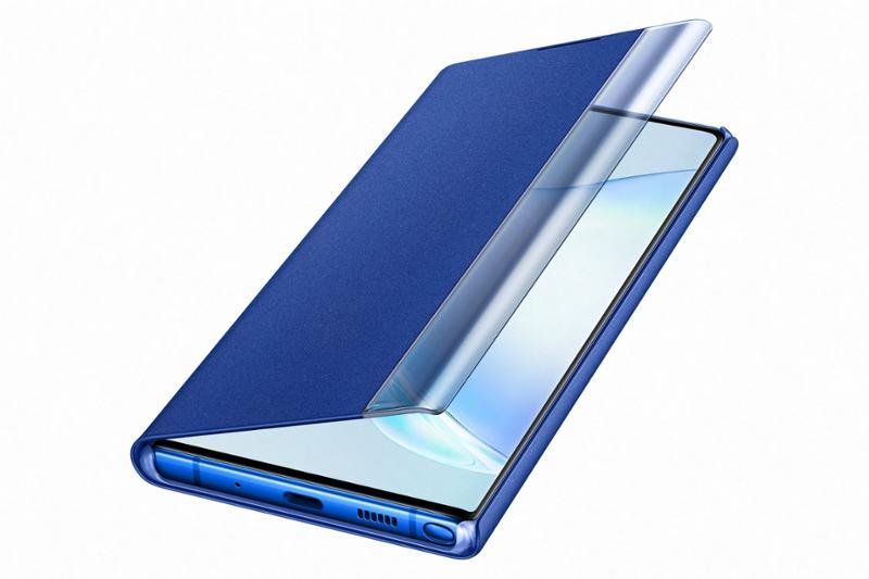 Samsung Clear View Cover pro Galaxy Note10+ Blue - obrázek č. 2