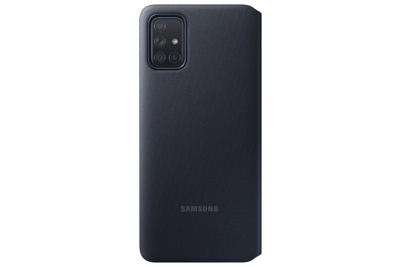 Samsung Flipové pouzdro S View Galaxy A71 Black - obrázek č. 1