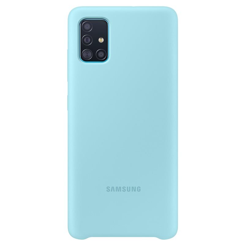 Samsung Silikonový kryt pro Galaxy A51 Blue - obrázek produktu