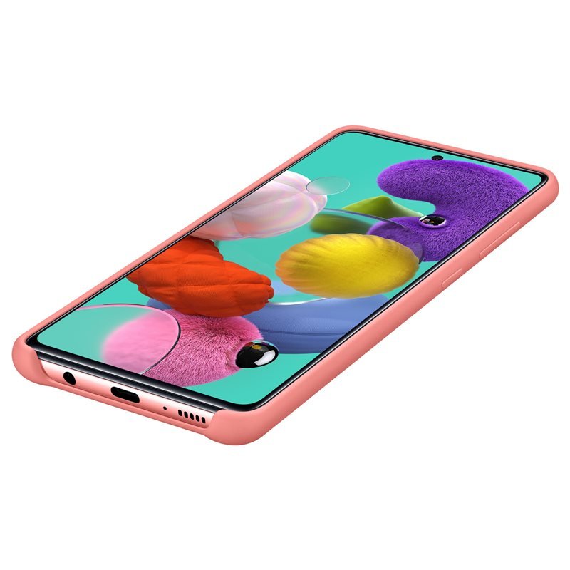 Samsung Silikonový kryt pro Galaxy A51 Pink - obrázek č. 2