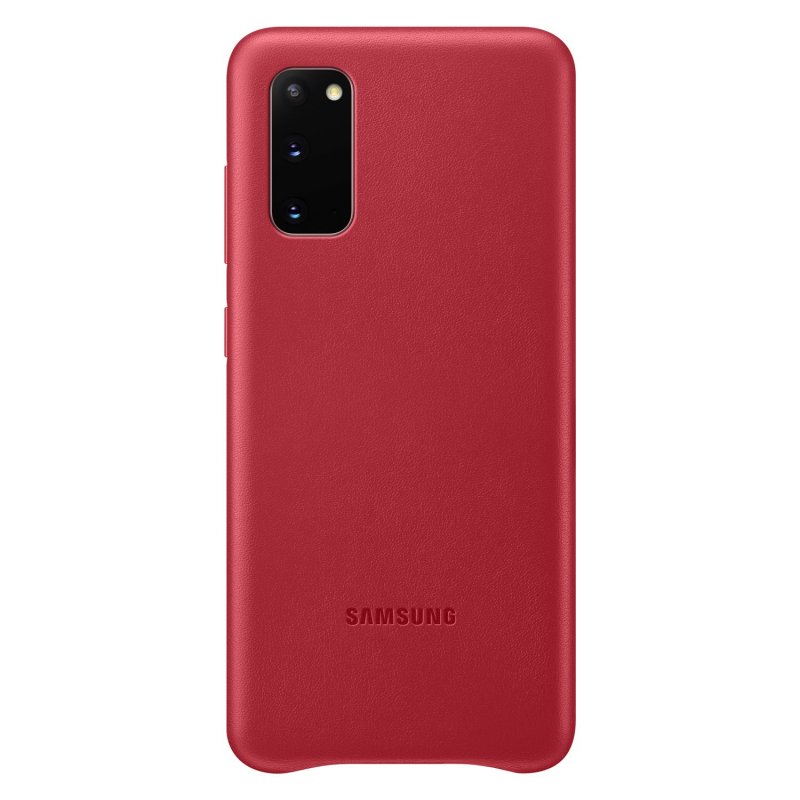 Samsung Kožený kryt pro S20 Red - obrázek produktu