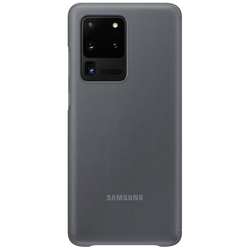 Samsung Flipové pouzdro Clear View S20 Ultra Gray - obrázek č. 1