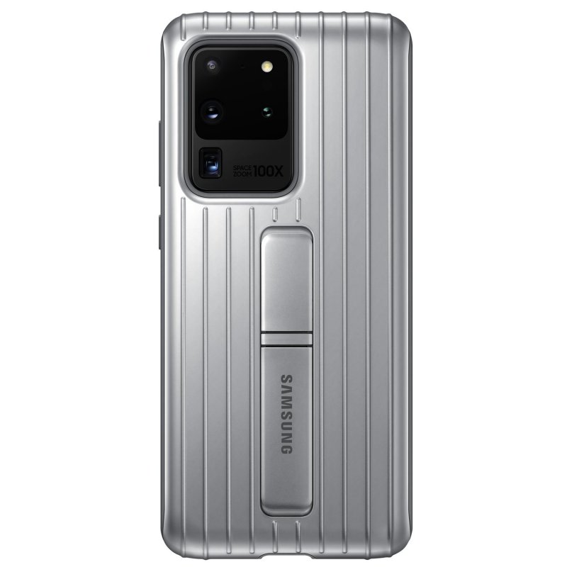 Samsung Tvrzený kryt se stojánkem S20 Ultra Silver - obrázek produktu