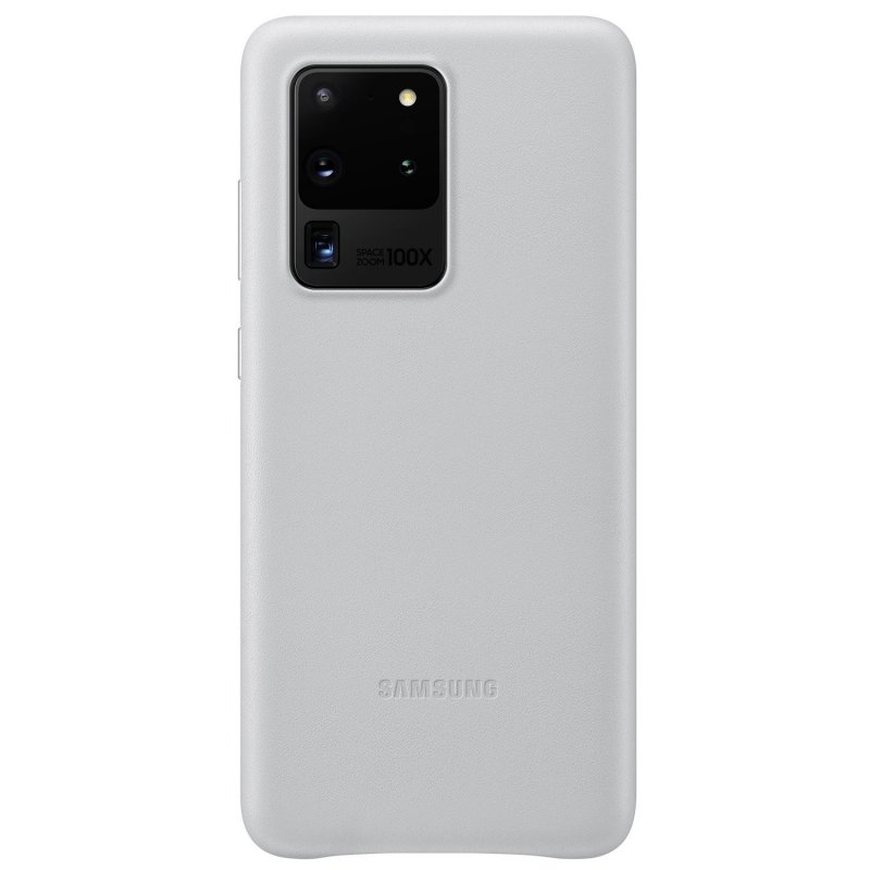 Samsung Kožený kryt pro S20 Ultra Light Gray - obrázek produktu