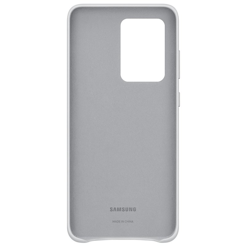 Samsung Kožený kryt pro S20 Ultra Light Gray - obrázek č. 1