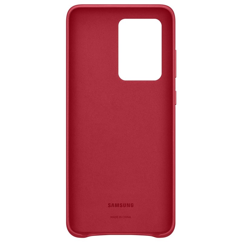 Samsung Kožený kryt pro S20 Ultra Red - obrázek č. 1