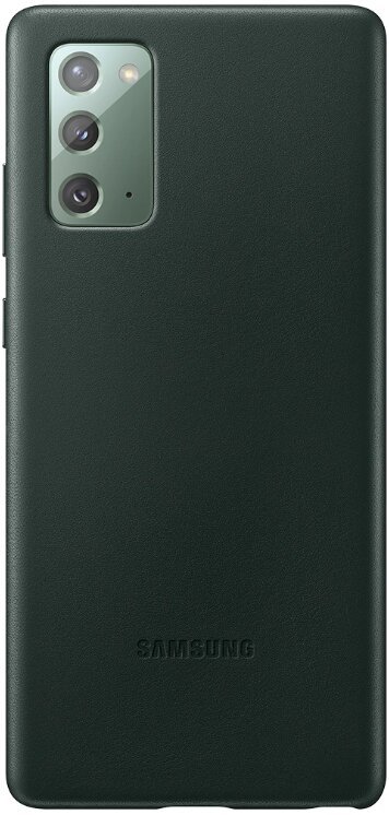 Samsung Kožený zadní kryt pro Note 20 Green - obrázek produktu