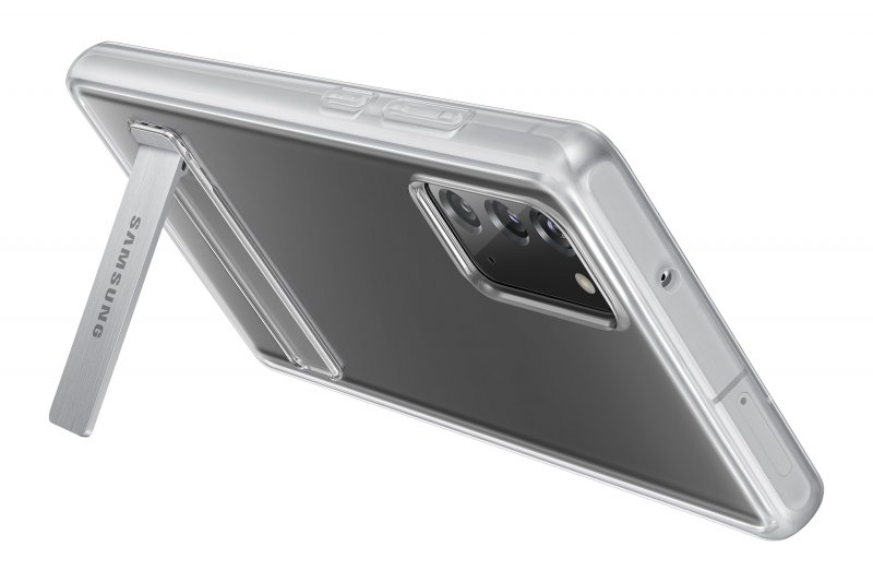 Samsung Průhledný zadní kryt se stojankem pro Note 20 Transparent - obrázek č. 1
