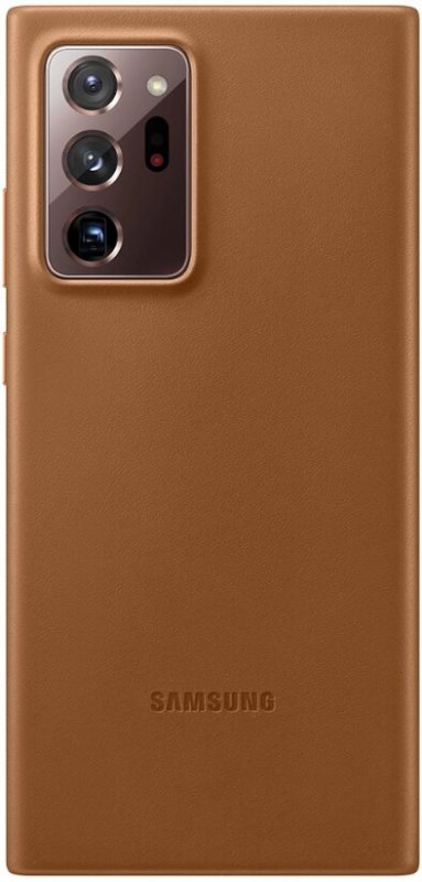 Samsung Kožený zadní kryt pro Note Ultra 20 Brown - obrázek produktu