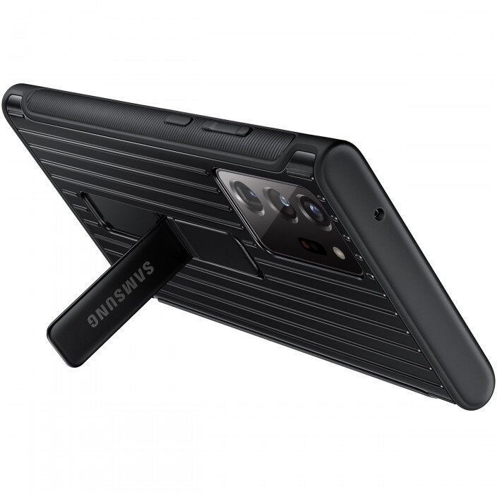Samsung Tvrzený ochranný kryt se stojánkem pro Note 20 Ultra Black - obrázek č. 1