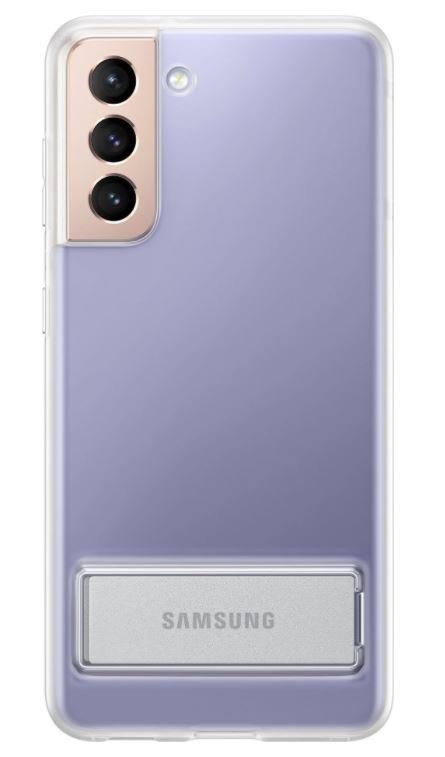 Samsung Průhledný zadní kryt se stojánkem pro S21 Transparent - obrázek produktu