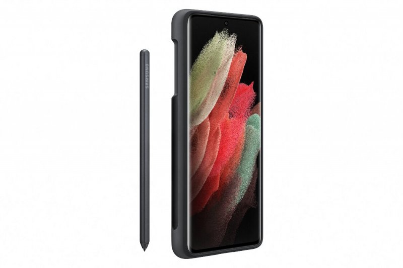 Samsung Silikonový zadní kryt s perem S Pen pro S21 Ultra Black - obrázek produktu