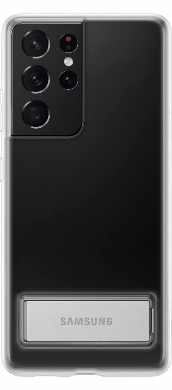 Samsung Průhledný zadní kryt se stojánkem pro S21 Ultra Transparent - obrázek produktu
