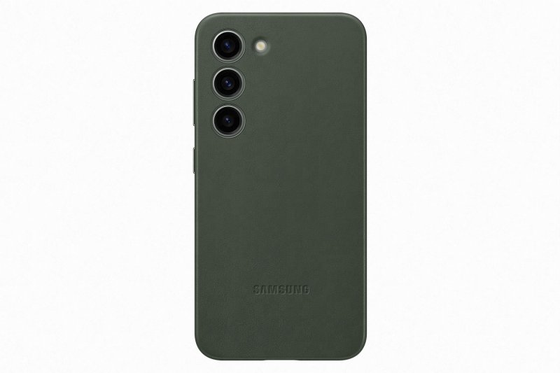 Samsung Kožený zadní kryt pro Samsung Galaxy S23 Green - obrázek produktu