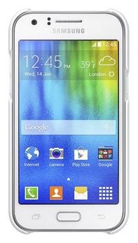 Samsung ochranný kryt EF-PJ100B pro Samsung Galaxy J1 (SM-J100), bílá - obrázek č. 1