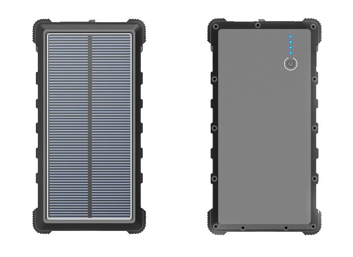 Solární powerbanka VIKING W10 10000mAh, Outdoorová s IP67, Podpora rychlonabíjení QC3.0, USB-C - obrázek č. 4