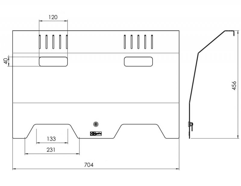 PFA 9147 kryt pro adaptér PFI 3061 elektrických liftů - obrázek č. 1