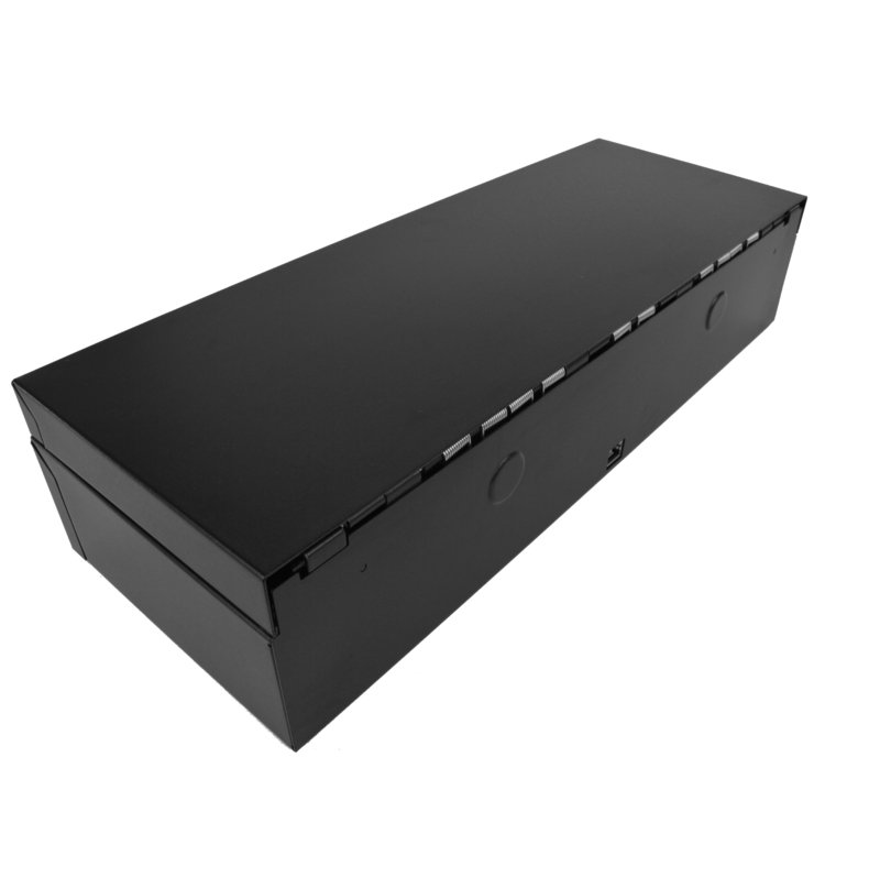 Pokladní zásuvka flip-top FT-460C1 - s kabelem, bez zamykatelného krytu, 9-24V, černá - obrázek č. 2
