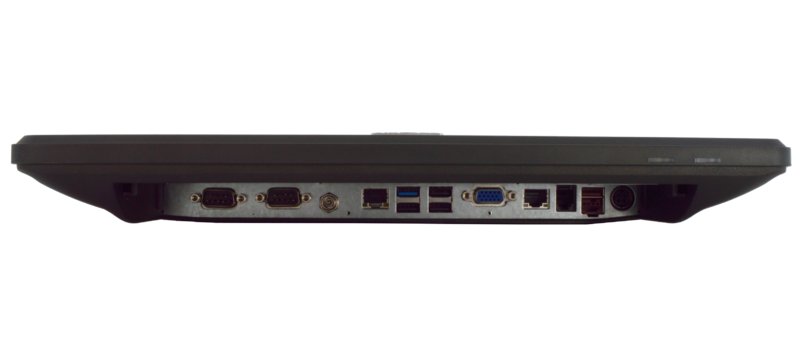 AerPOS PP-9635CV, 15" LCD LED, 350 cd/ m2, J1900 2,42GHz, 4GB RAM, kapacitní, bez rámečku, černý - obrázek č. 2