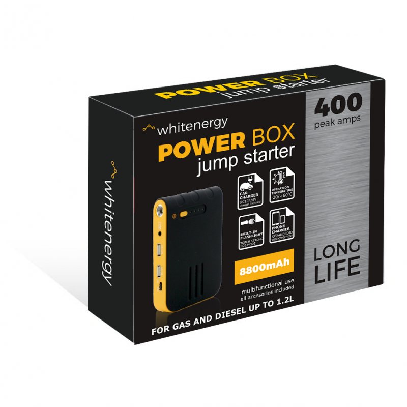 WE Power Bank Box Starter 8800mAh 2A Li-Pol - obrázek č. 7