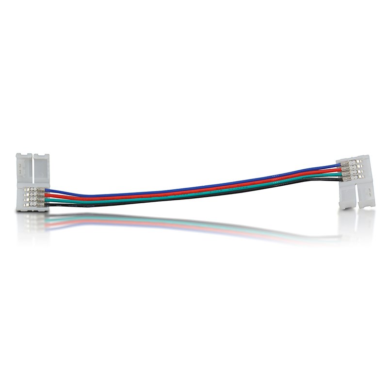 WE Spojka RGB LED pásku kabelová 15cm 2x10mm/ 4 5ks - obrázek č. 3
