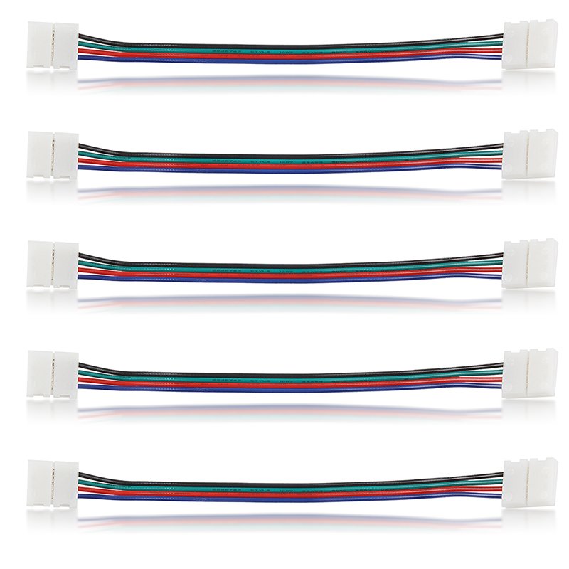 WE Spojka RGB LED pásku kabelová 15cm 2x10mm/ 4 5ks - obrázek č. 2